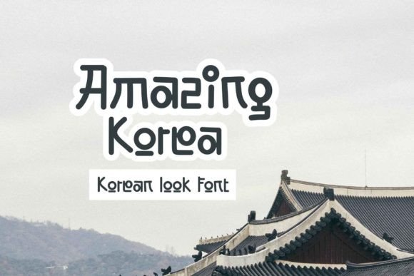Amazing Korea: A Captivating Display Font for Your Next Campaign