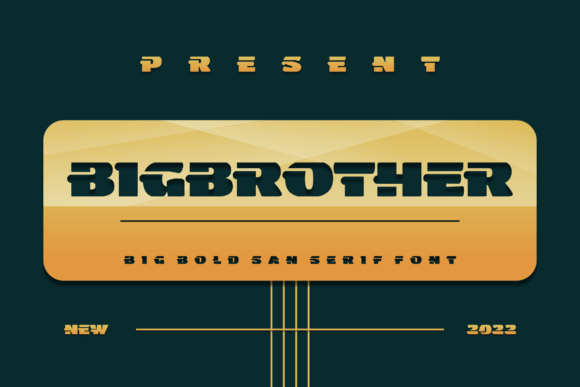 Bigbrother Font Review: Bold Digital Typography