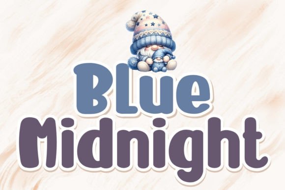 Blue Midnight: A Playful Font for Your Brand's Charm