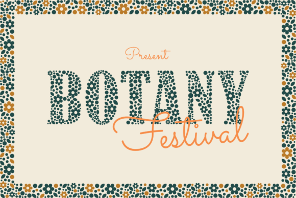 Botany Festival: A Nature-Inspired Serif Font for Web Design