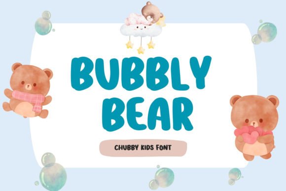 Bring Charm to Your Creations with Bubbly Bear Font