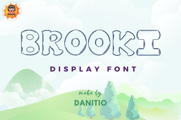 Brooki: A Charming Display Font for Engaging Web Designs