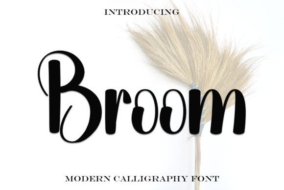 Broom Font: Elegant Handwritten Typography for Editorial Design