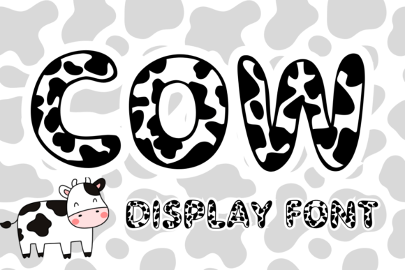 Cow Font: Adding Whimsy to Editorial Design