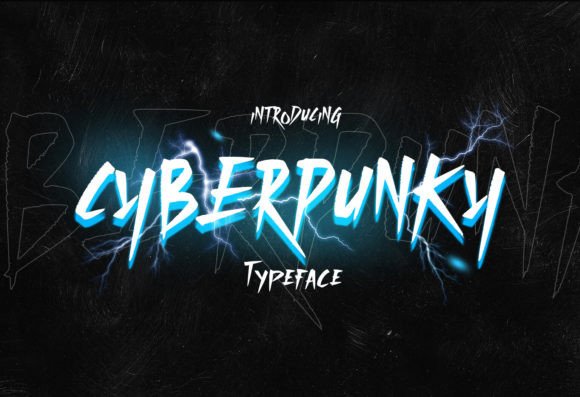 Cyberpunky: A Bold Leap into Futuristic Typography
