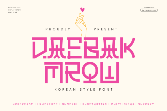 Daebak Mrow: A Designer’s Take on This Display Font