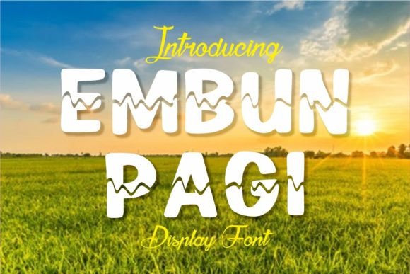 Embun Pagi Font: Adding Quirky Charm to Web Layouts