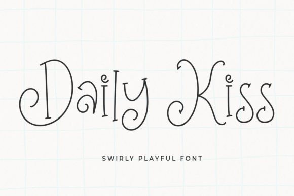 Enhance Your Brand with Daily Kiss: A Friendly Display Font
