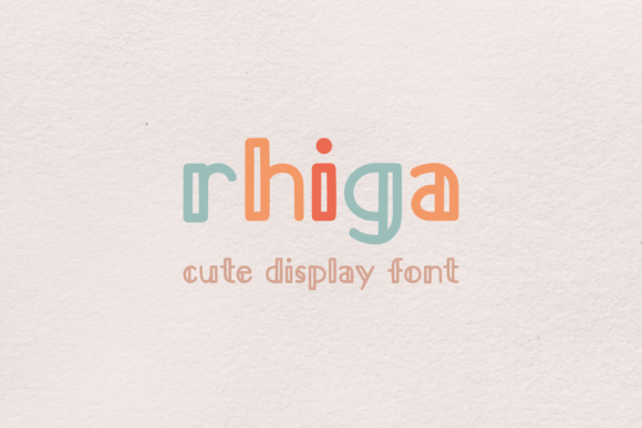 Enhance Your Brand with Rhiga: A Charming Display Font
