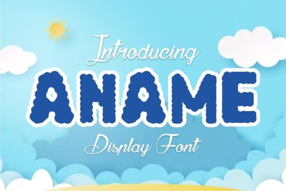 Exploring Aname: A Playful Font for Creative Branding