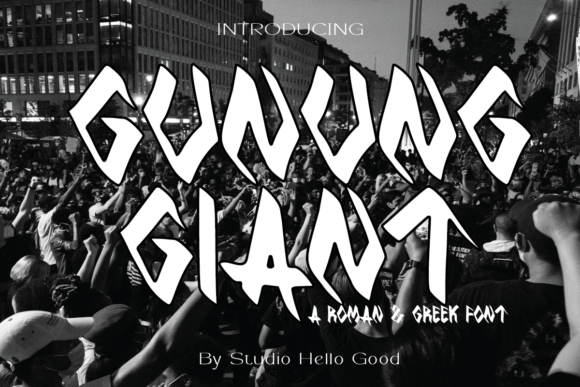 Gunung Giant: A Majestic Display Font for Elegant Branding