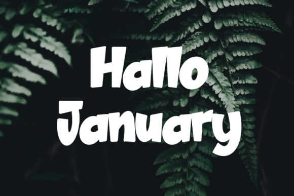 Hallo January: A Bold and Stylish Font for Modern Marketers