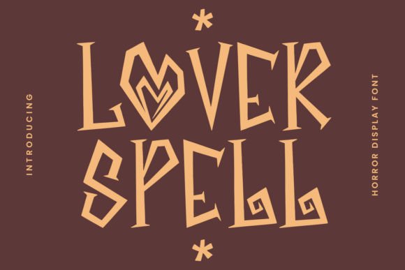 Lover Spell Font: Witchy Display Typography for Marketing