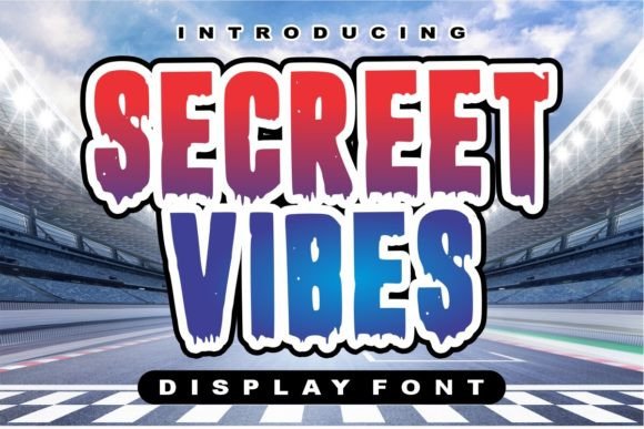 Secreet Vibes Font: A Retro Grunge Display Typeface Review