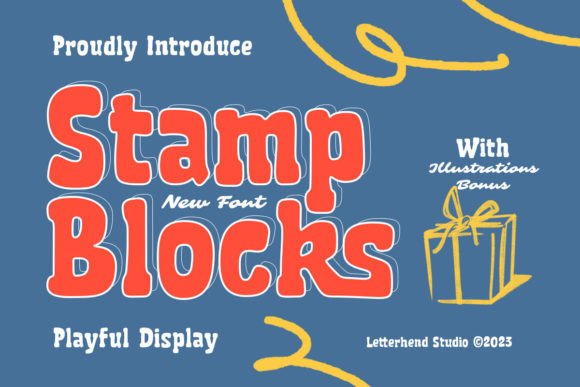 Stamp Blocks: A Playful Display Font for Memorable Branding