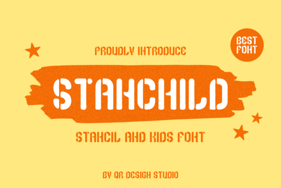 Stanchild: A Whimsical Display Font for Editorial Design
