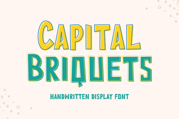 Testing Capital Briquets Font for Artisan Branding