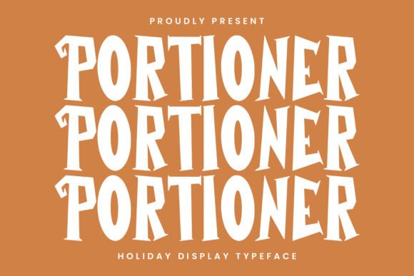 Testing the Portioner Font in a Real Branding Project