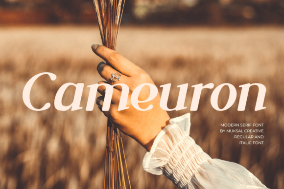 Transform Your Brand with the Elegant Cameuron Font