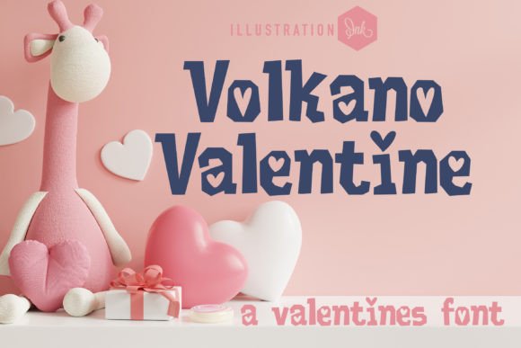 Volkano Valentine Font: A Chunky Display Typeface for Branding