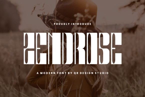 Zendrose: A Bold and Authentic Font for Crafters