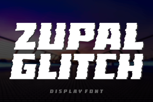 Zupal Glitch: A Bold and Edgy Display Font